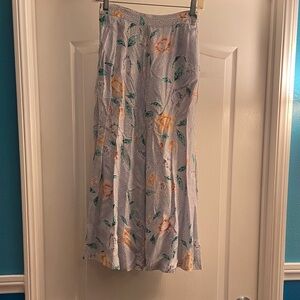 JH Collectibles A-Line Skirt with Floral Pattern